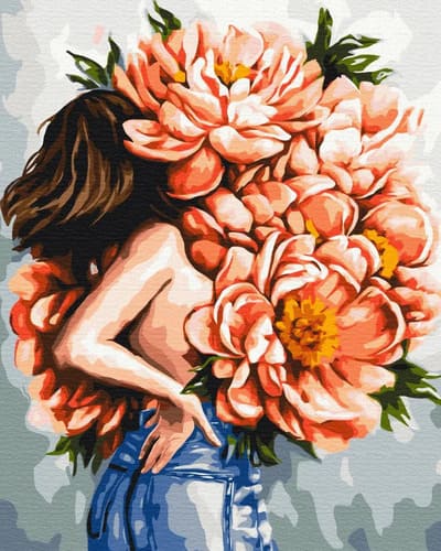 pintar-por-numeros-cuadros-flores-mujer-mujeres