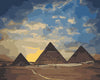 Colorear Por Números - Las Tres Pirámides de Egipto