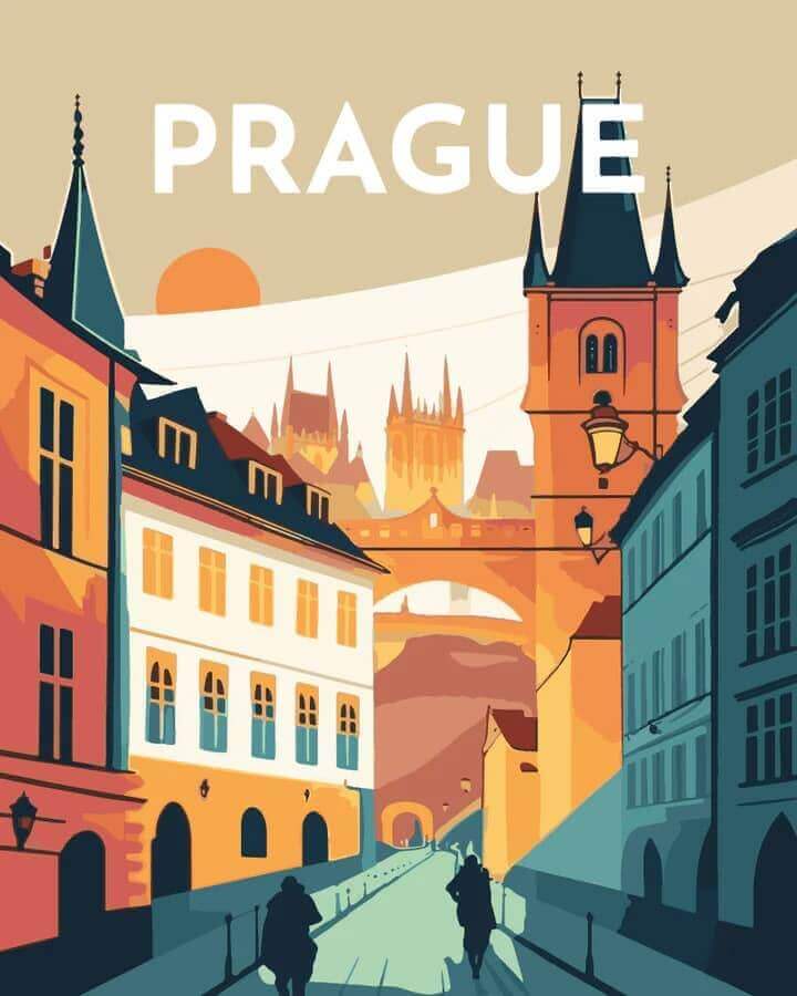 colorear por numeros prague